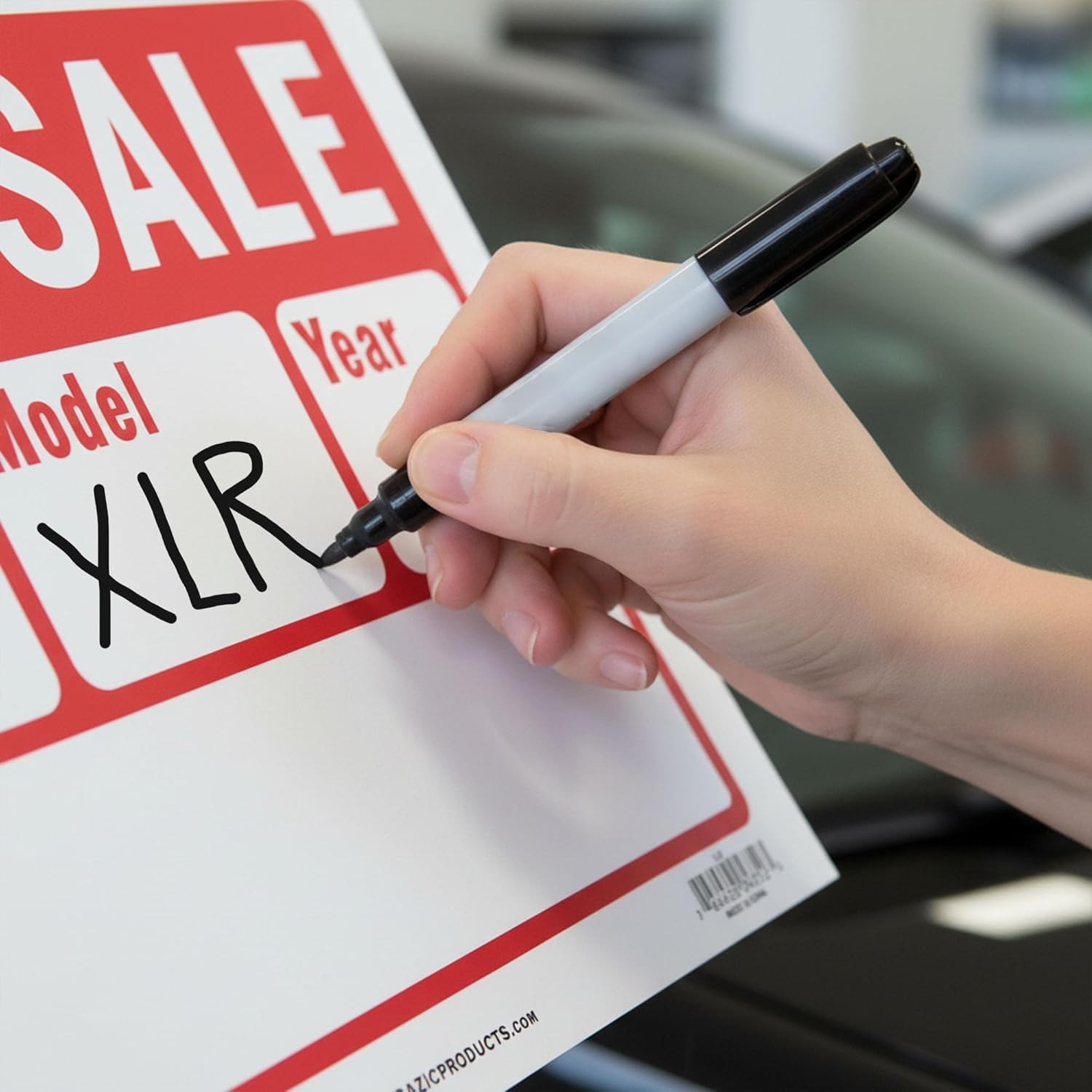 For Sale Sign 12×9 Inch Indoor Outdoor Vinyl 4-Pack High Visibility