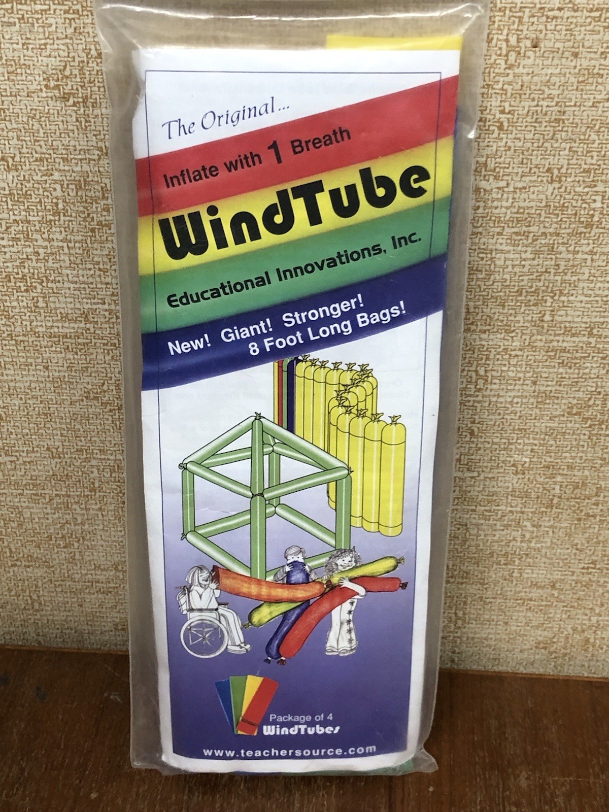 New Lot 4 – 8FT Inflatable Advertising Air Wind Tube Red Blue Green Yellow