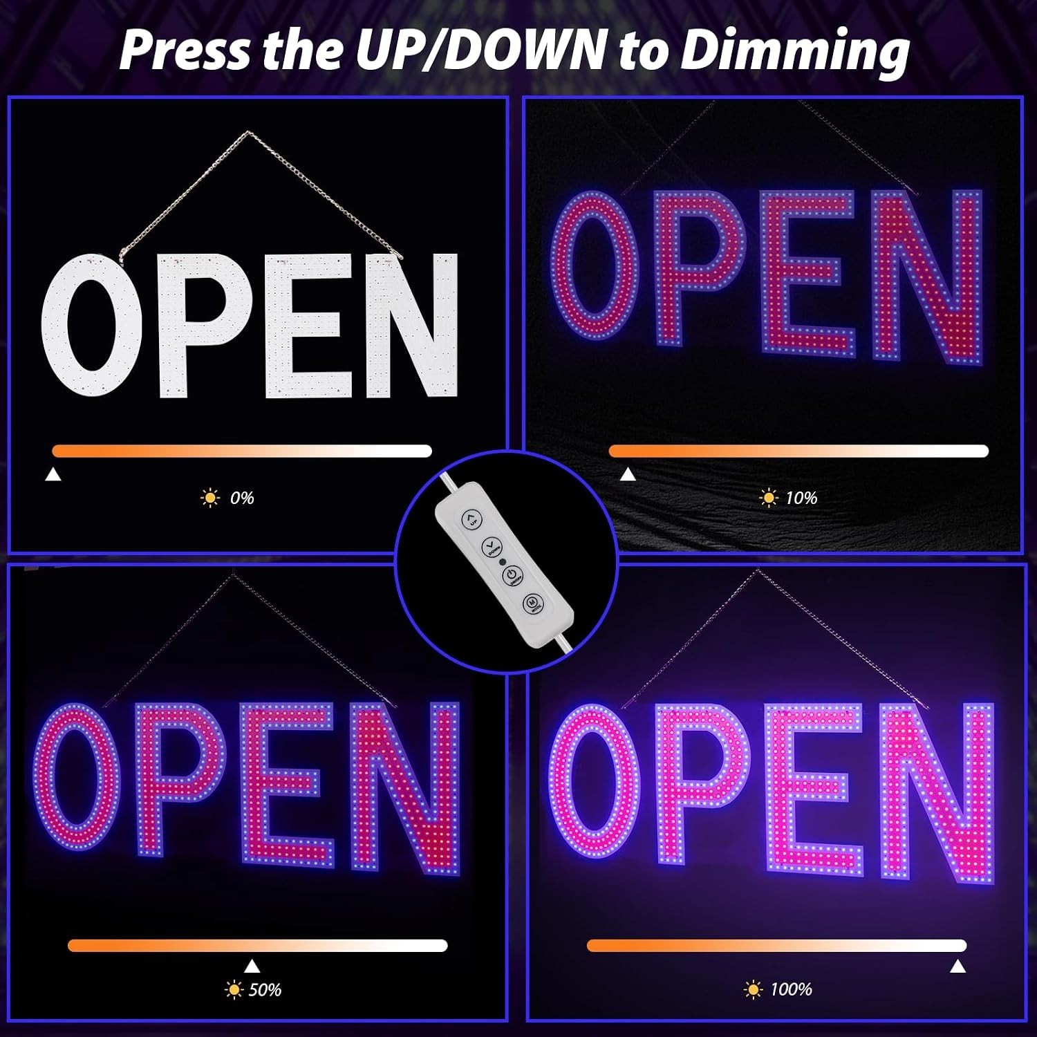 Energy Efficient Open Sign for Office