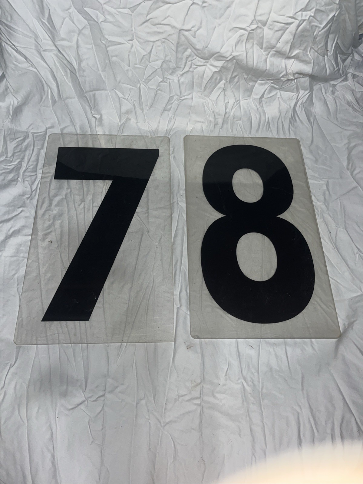 18&Prime; Plastic Outdoor Readerboard Marquee Sign Letters 28 Used