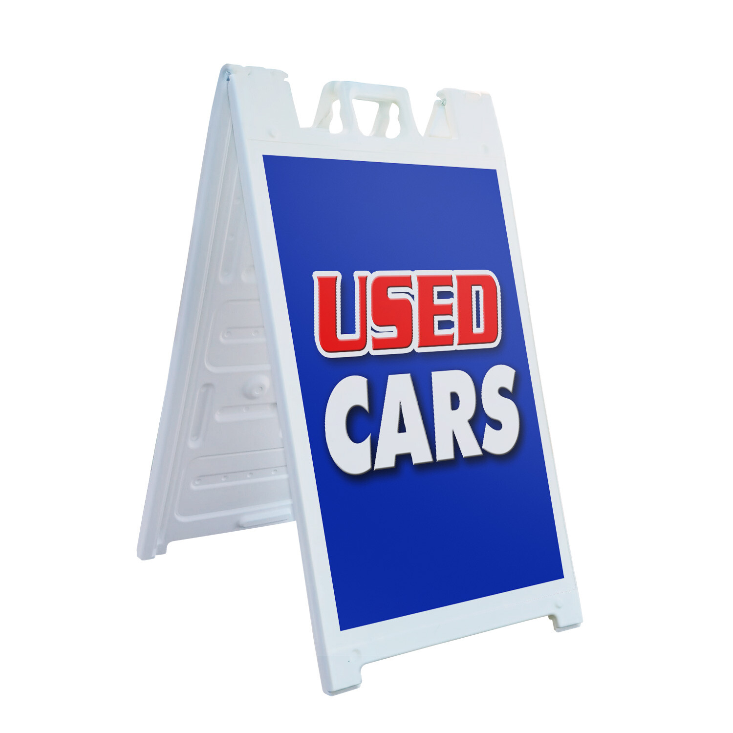 A-frame Sidewalk Used Cars 24&Prime; x 36&Prime; Double Sided A-Frame Sidewalk Sign
