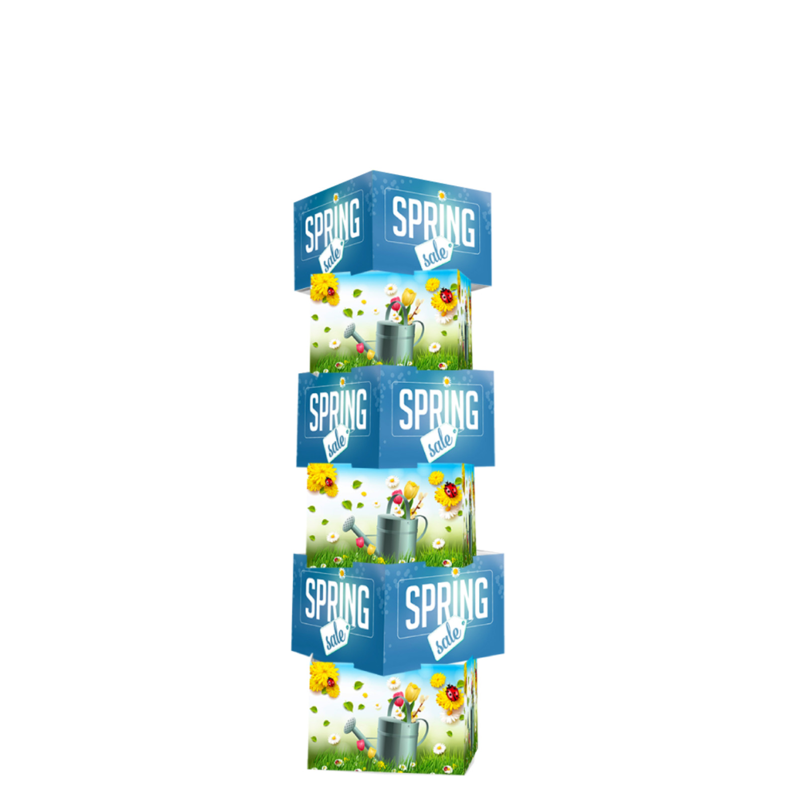 PermaShine Printed Balloon Tower Car Dealer Advertisement Sale Seasonal Holiday