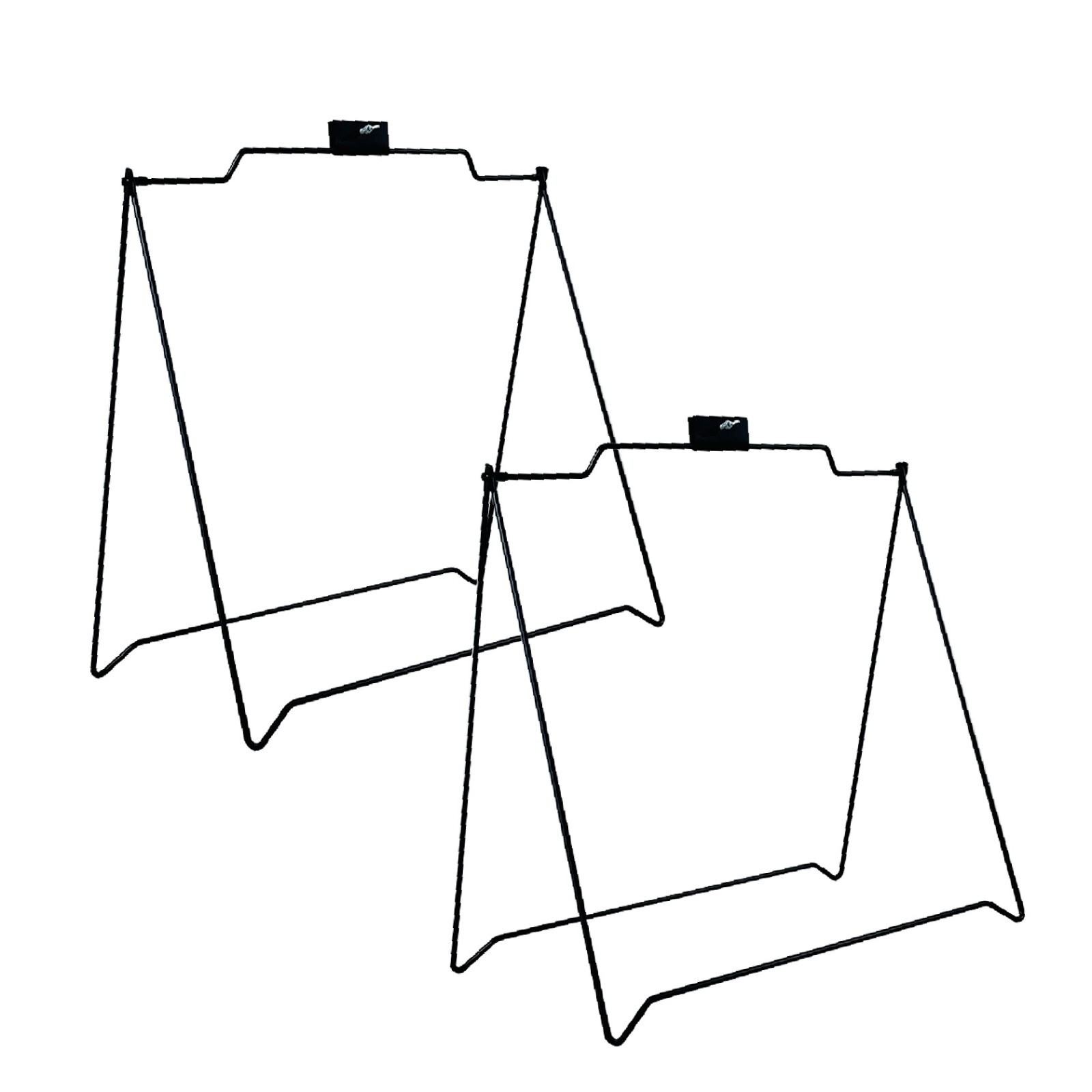 BLACK A Frame Metal Stand for OPEN HOUSE SIGN for Realtor 18&Prime;x22&Prime; 2 UNIT