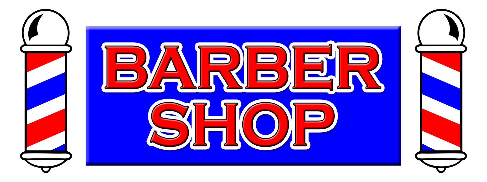 30&Prime; BARBER SHOP -Window Decal- salon parlor Signs stylist chair sticker