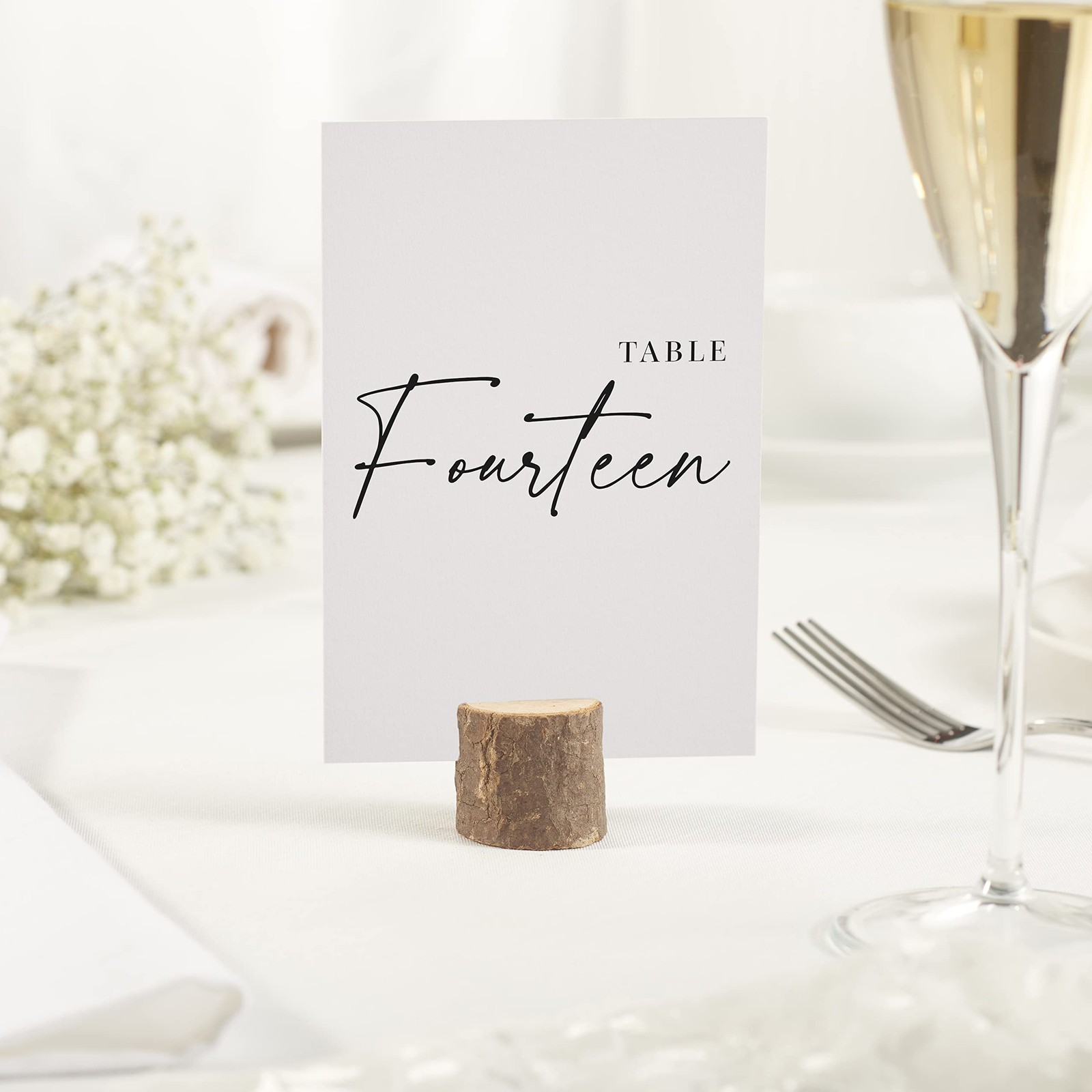 Black Wedding Table Numbers 1-30, 4×6 Inches, Reception Table Decor Set