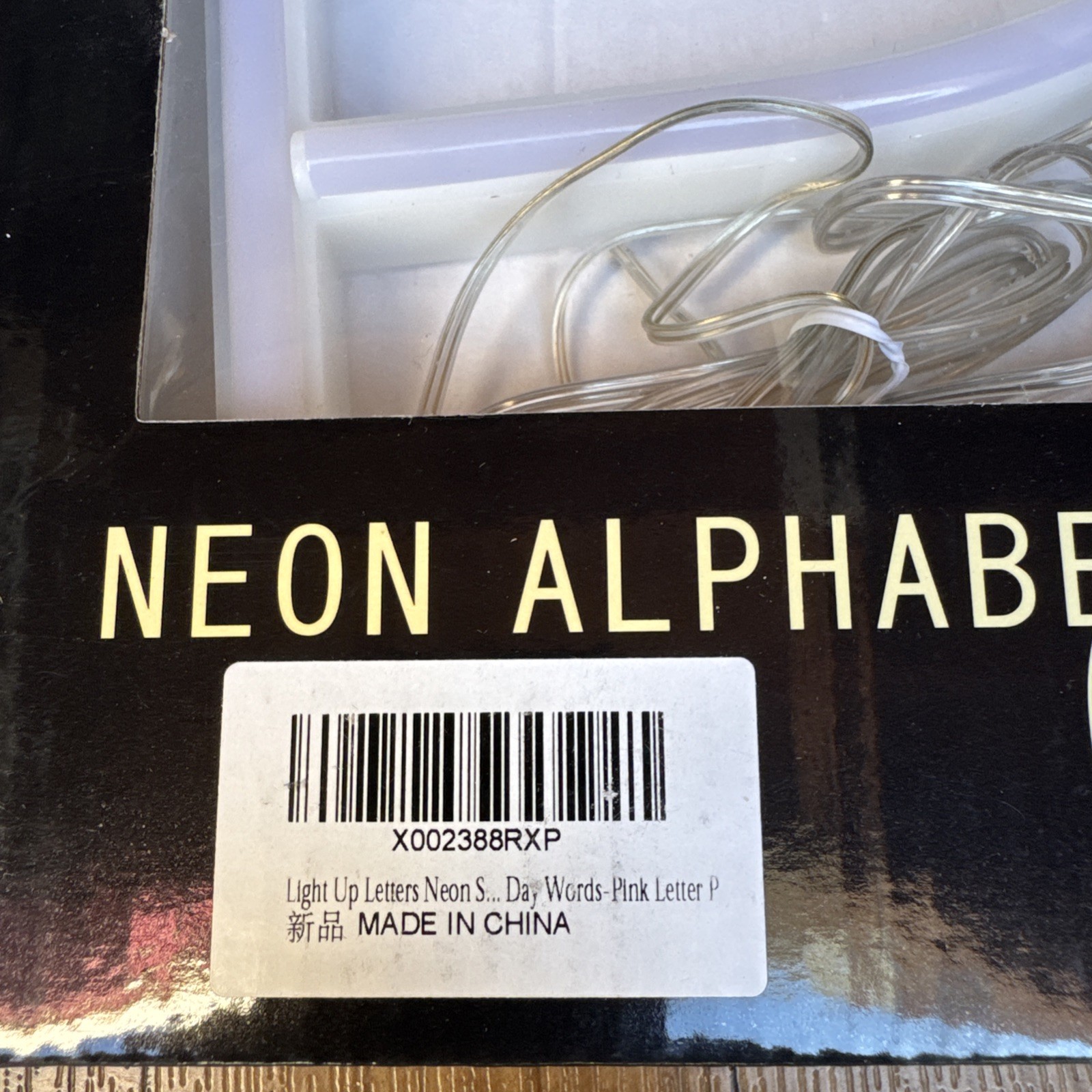 LED Neon Alphabet Lighting Letter Sign