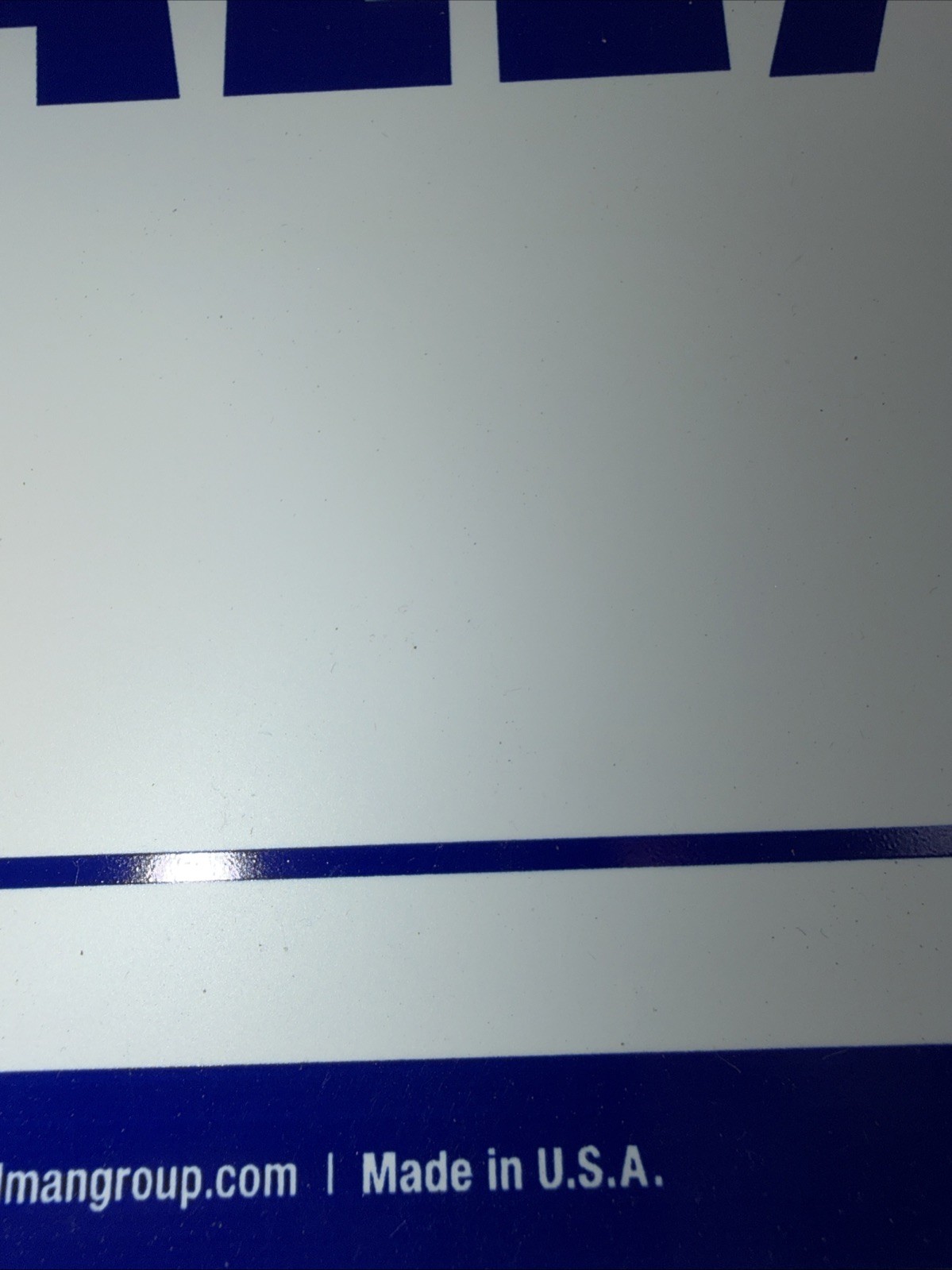 Hillman 843869 Reserved Online Order Parking Sign, 15&Prime; x 19&Prime;, Blue Vinyl USA{91}