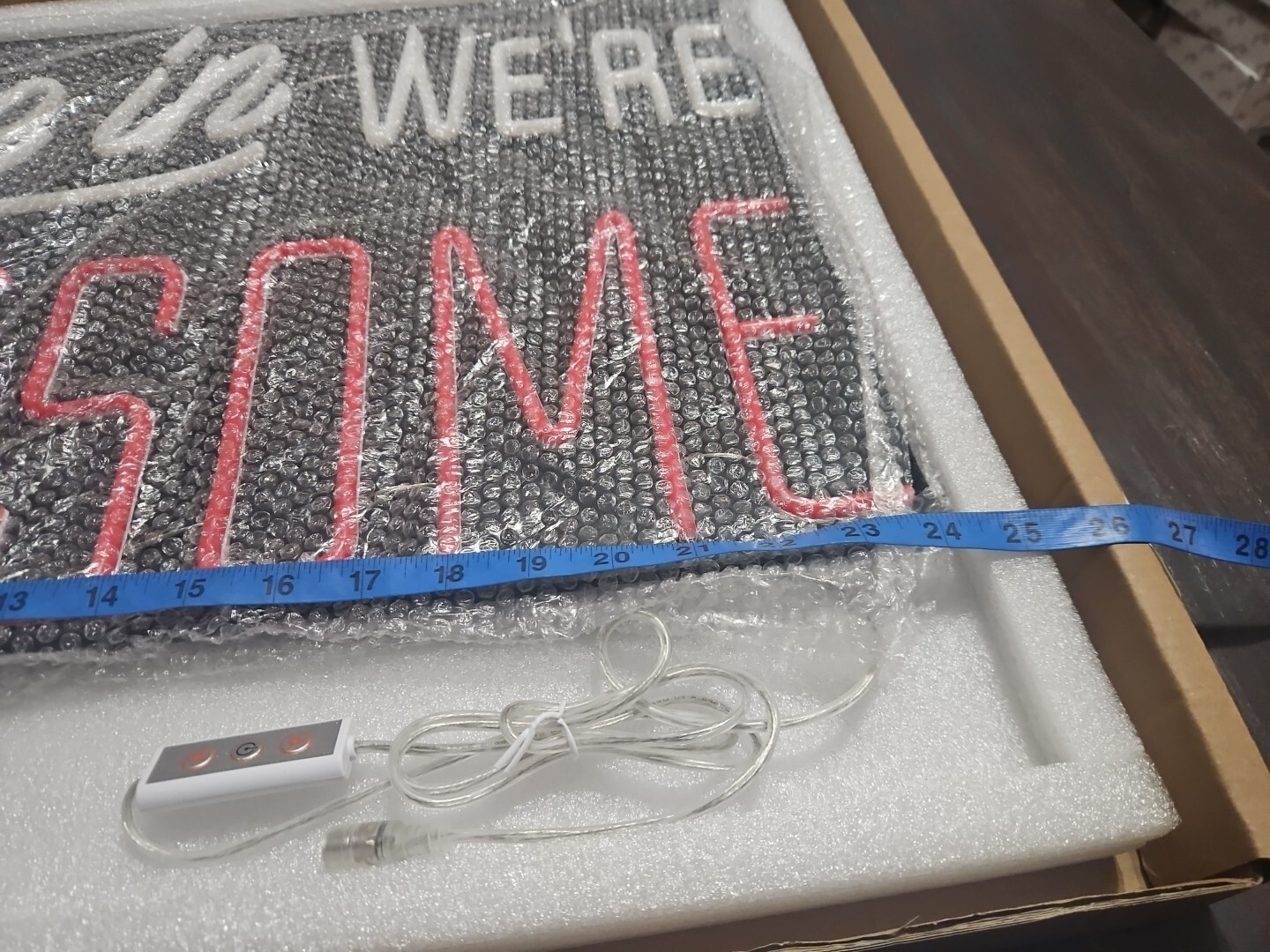 Come in were awesome neon sign 24&Prime;x15&Prime; New Open Sign For Retail Business