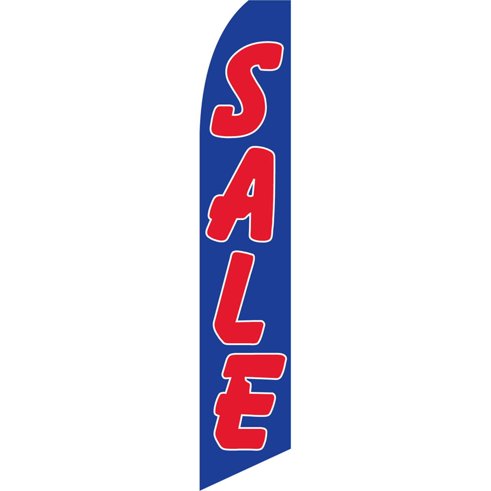 Sale Blue And Red 2 1/2 ft X 11 1/2 ft Swooper Flag