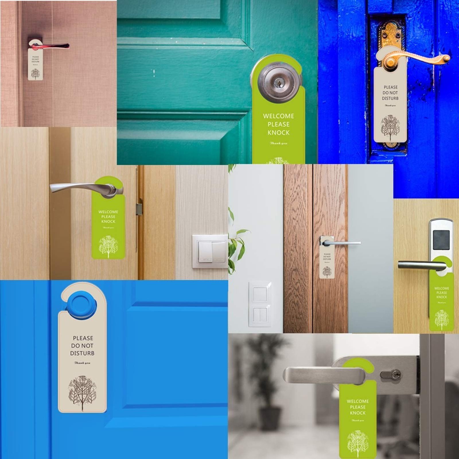 Do Not Disturb Door Hanger Sign, Please Do Not Disturb Door Knob Sign for Mee…
