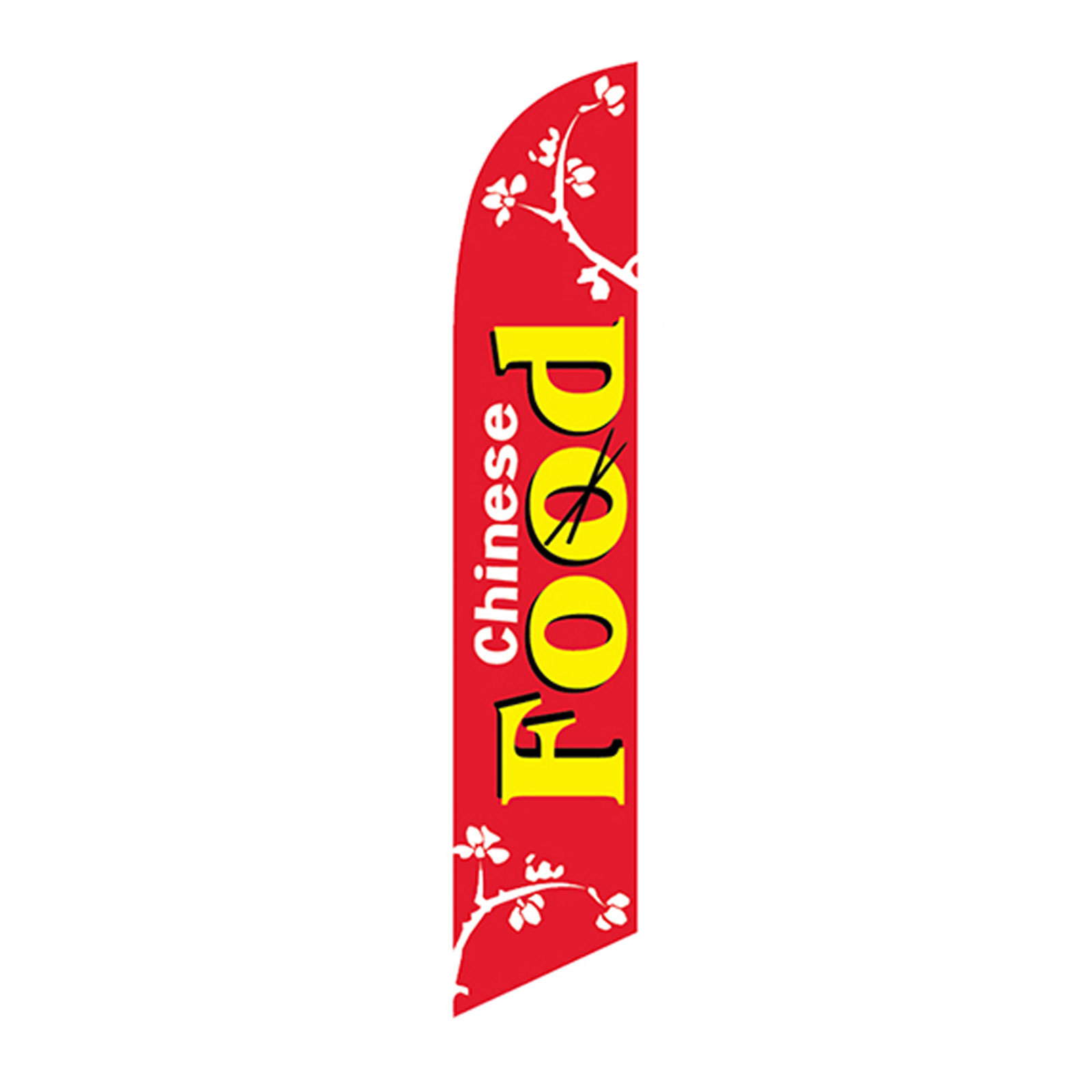 Chinese Food Flag Flutter Feather Banner Swooper Windless