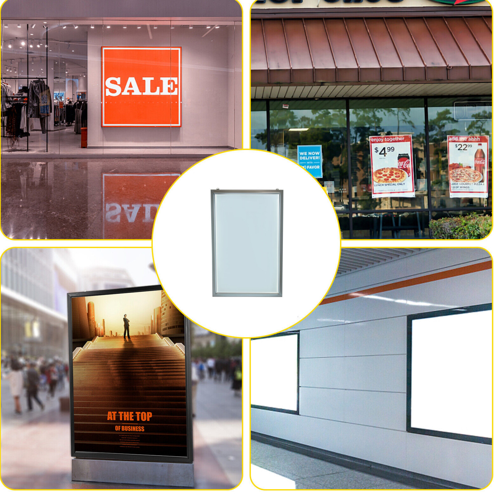 18&Prime;x24&Prime; LED Backlit Movie Poster Art Picture Frame Light Box Advertising Display