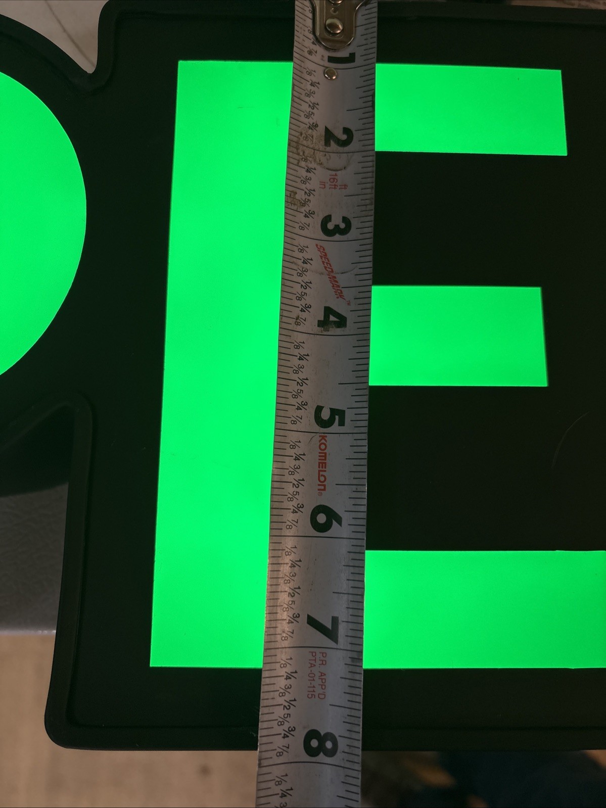 Green LED OPEN sign Neon Business Restaurant Nails Energy Efficient Low Voltage