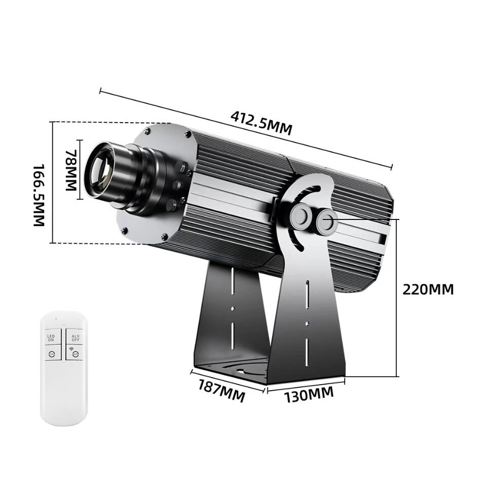 400W Gobo Projector Waterproof Super Bright logo Outdoor Building Image Display