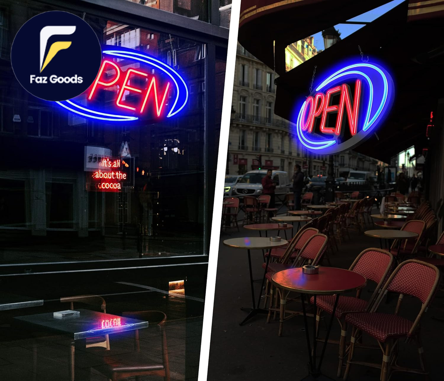 Open Signs for Business 32X16 Inch Large Bright Open Sign Neon Led Lighted Remot