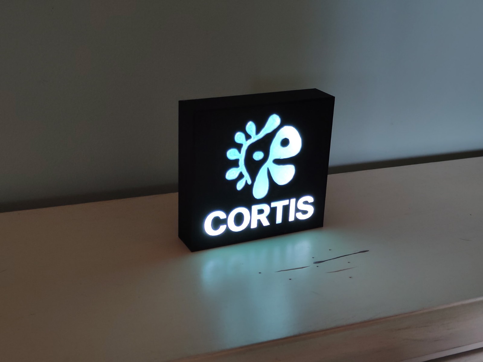 KPop Cortis LED Lightbox – Cotis (코르티스) Logo USB Illuminated Sign