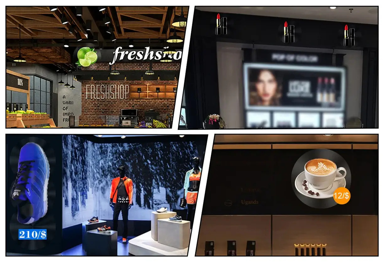 3D Hologram Fan LED Display Advertising Projector Shop Video Sign 3D Hologram
