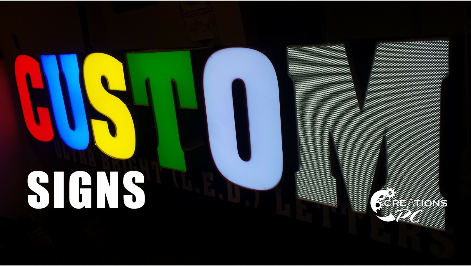 Outdoor LED Signs – 24&Prime; Channel Sign Letters- Superior Quality made in the US