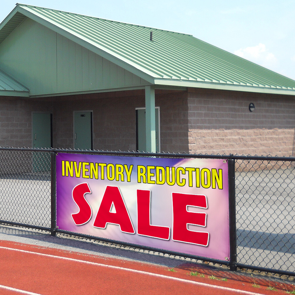 Vinyl Banner Multiple Sizes Inventory Reduction Sale Business Outdoor