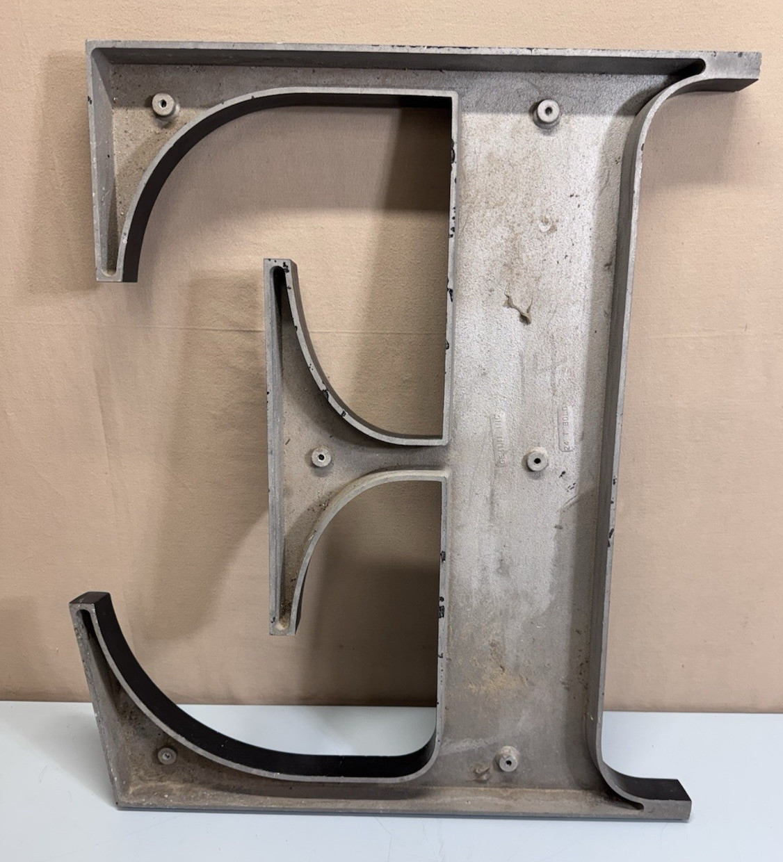 Gemini Inc 24” Cast Aluminum Architectural Letter Sign Black Commercial Letters