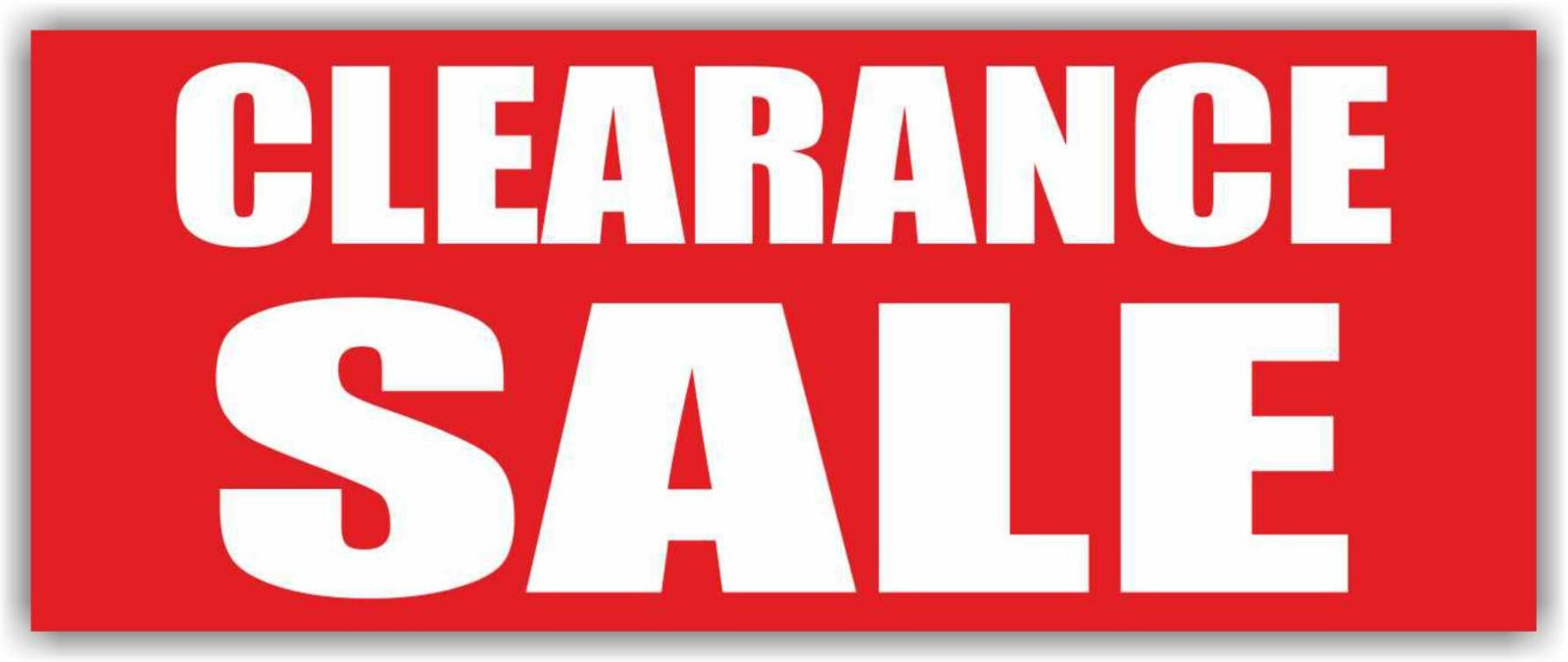 CLEARANCE SALE Advertising Banner Vinyl Mesh Sign discount retail 30 40 50 % off