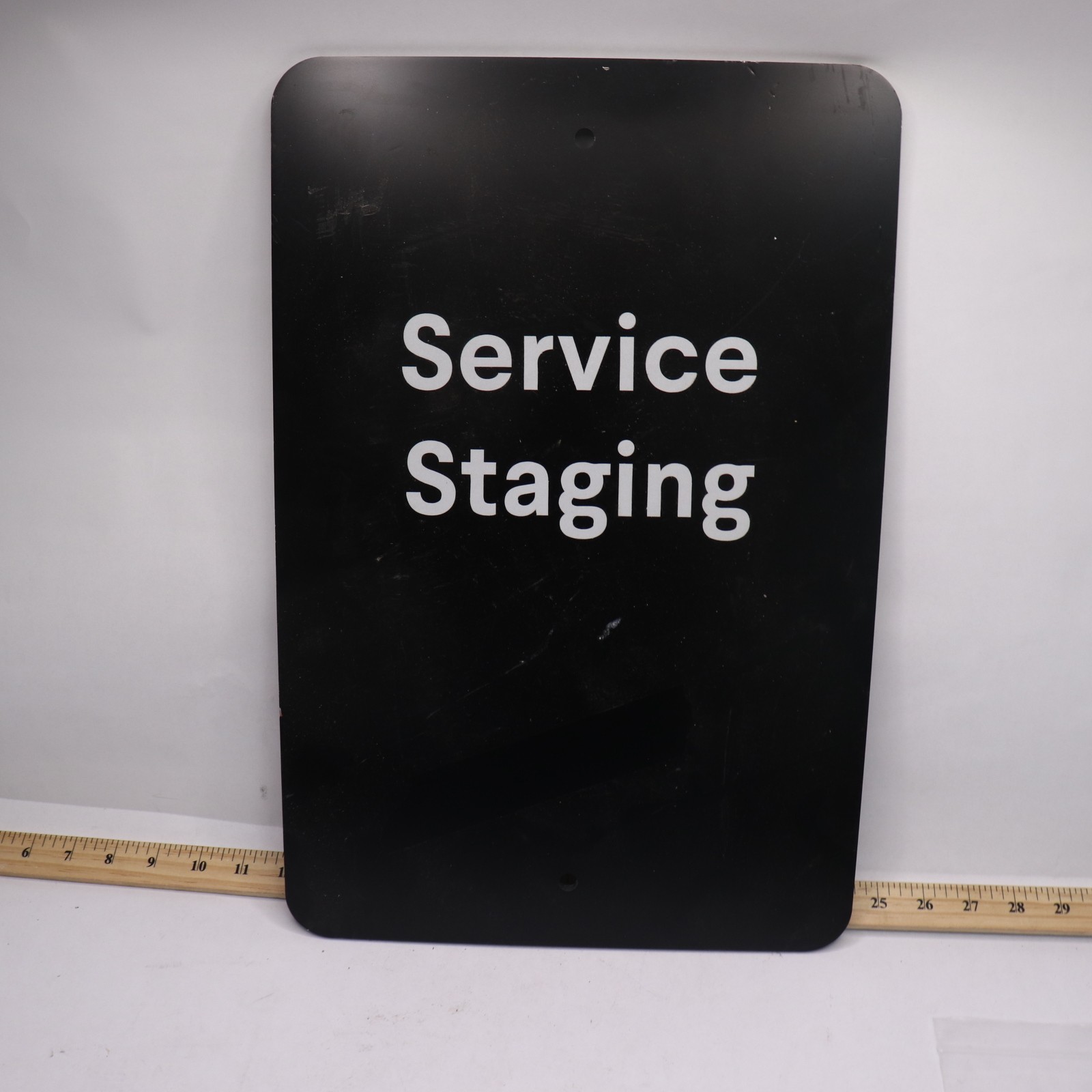 Service Staging Sign 18&Prime; x 12&Prime; – As Shown Only