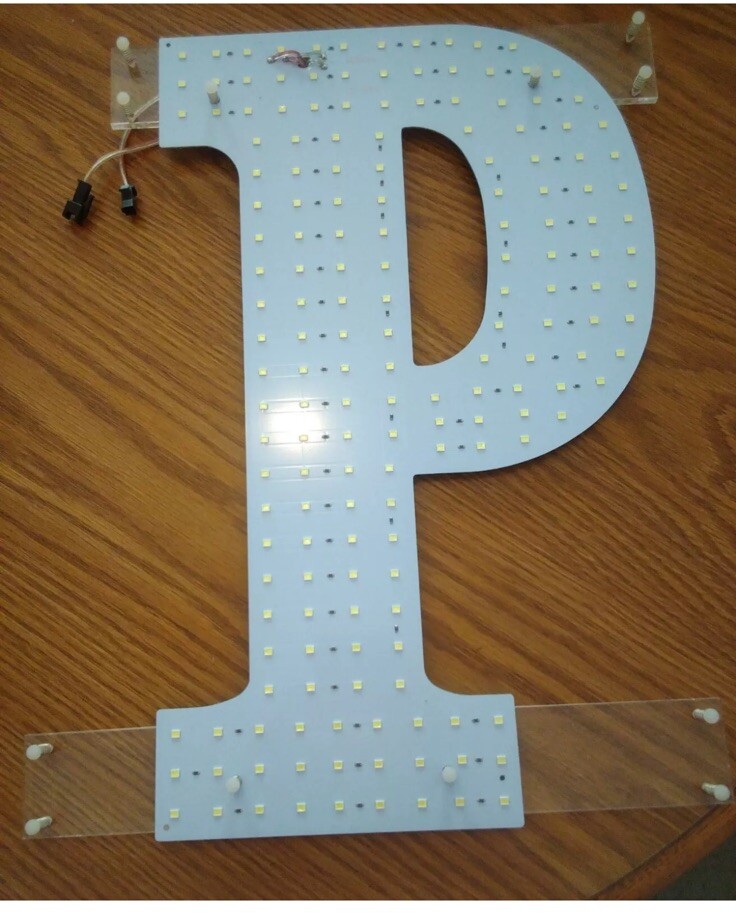 LemonNova Business Image Open Sign 4014 White Letters Cords Open Close Hours NEW