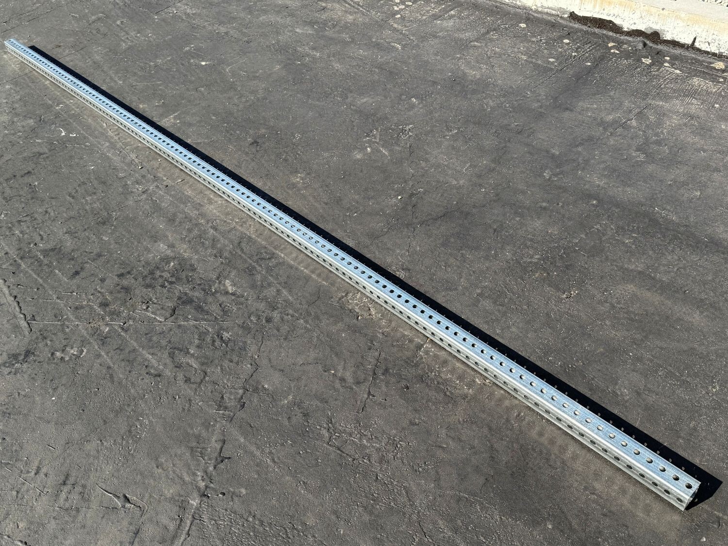 Sandbaggy 10 ft Galvanized Square Sign Post – 1-3/4&Prime; Wide – 7/16” Hole Diameter