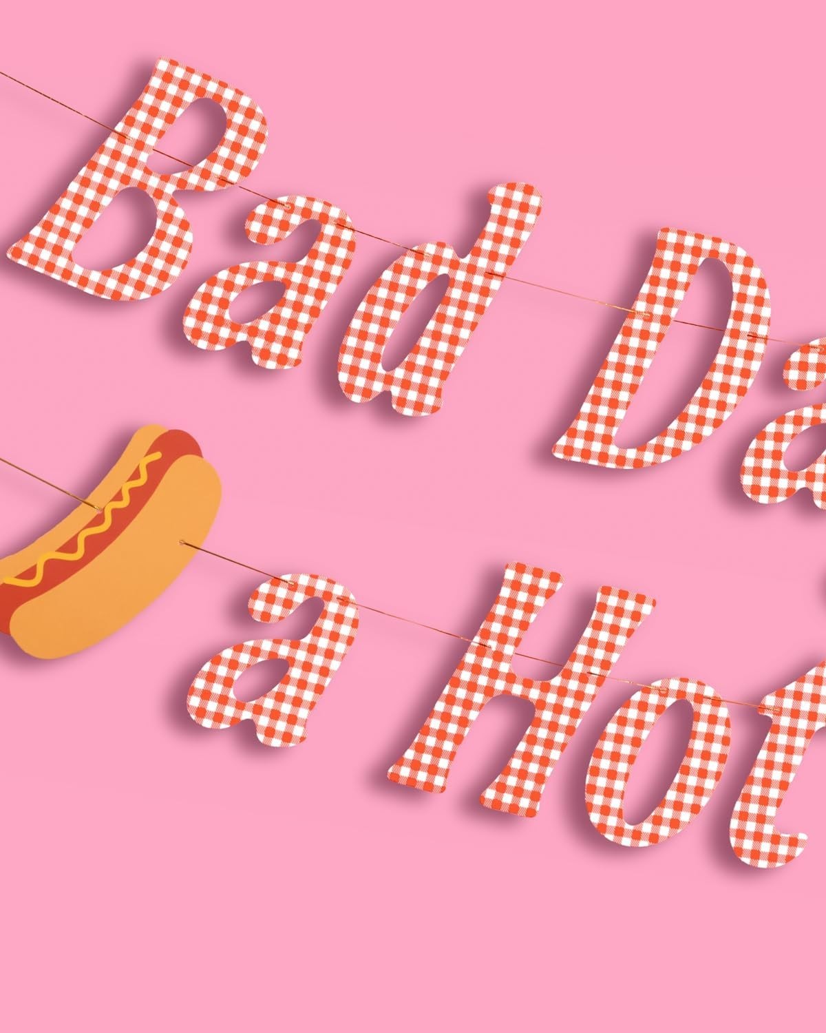 Lightweight Hot Dog Party Banner – Perfect for Cookouts & July 4th Celebrations