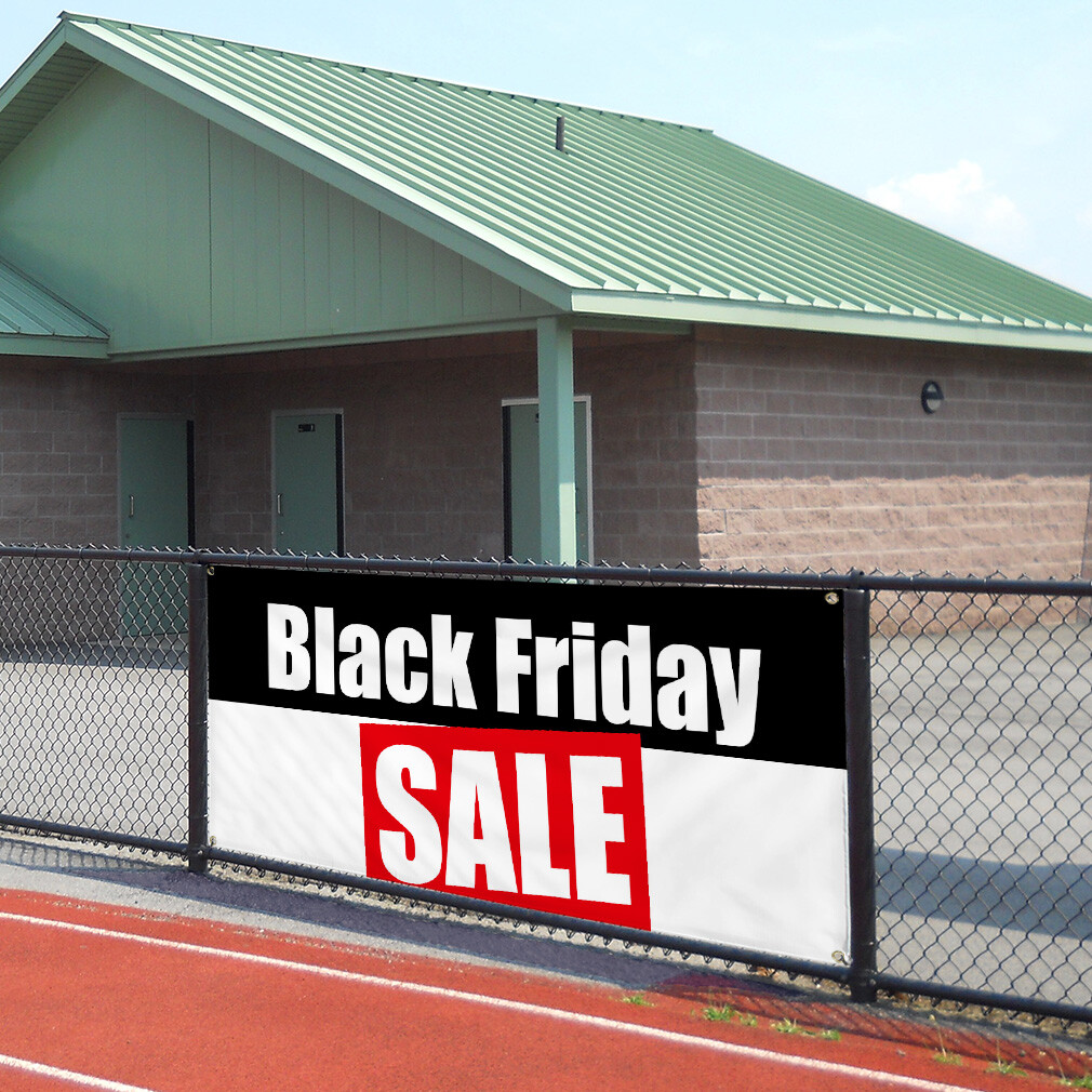 Vinyl Banner Multiple Sizes Black Friday Sale Business A Retail Outdoor