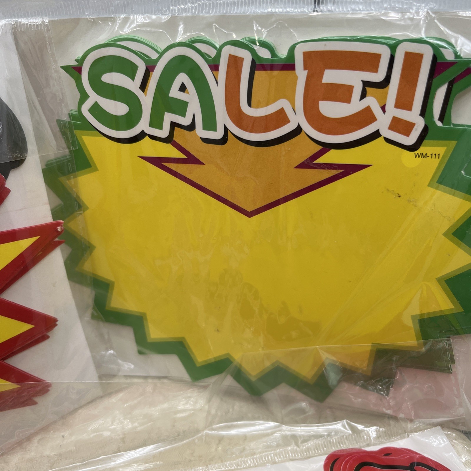 55 Starburst Sign Cards Sale Paper Signs Price Tags Retail Store Free Shipping