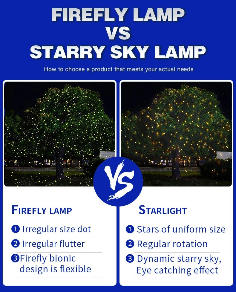 30W Waterproof LED Garden Light Dynamic Firefly Romantic Outdoor Flood Projector