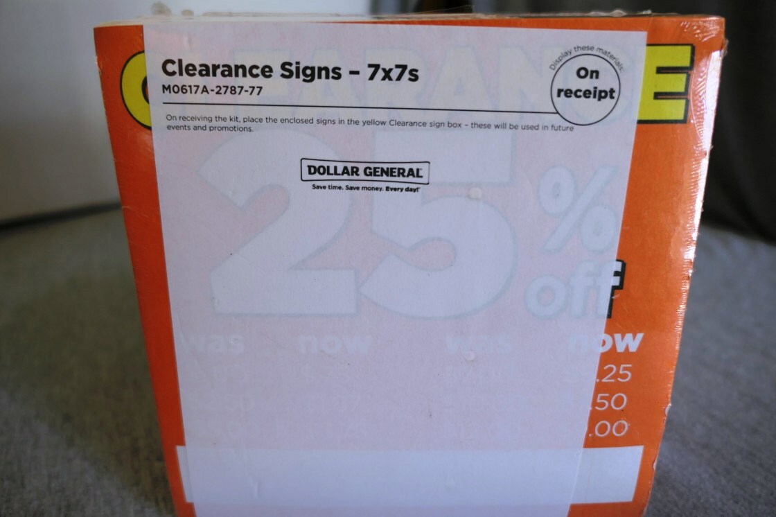 NEW 300 Retail Clearance 25% Off Sale Signs Display Paper Store Promotion 7&Prime;