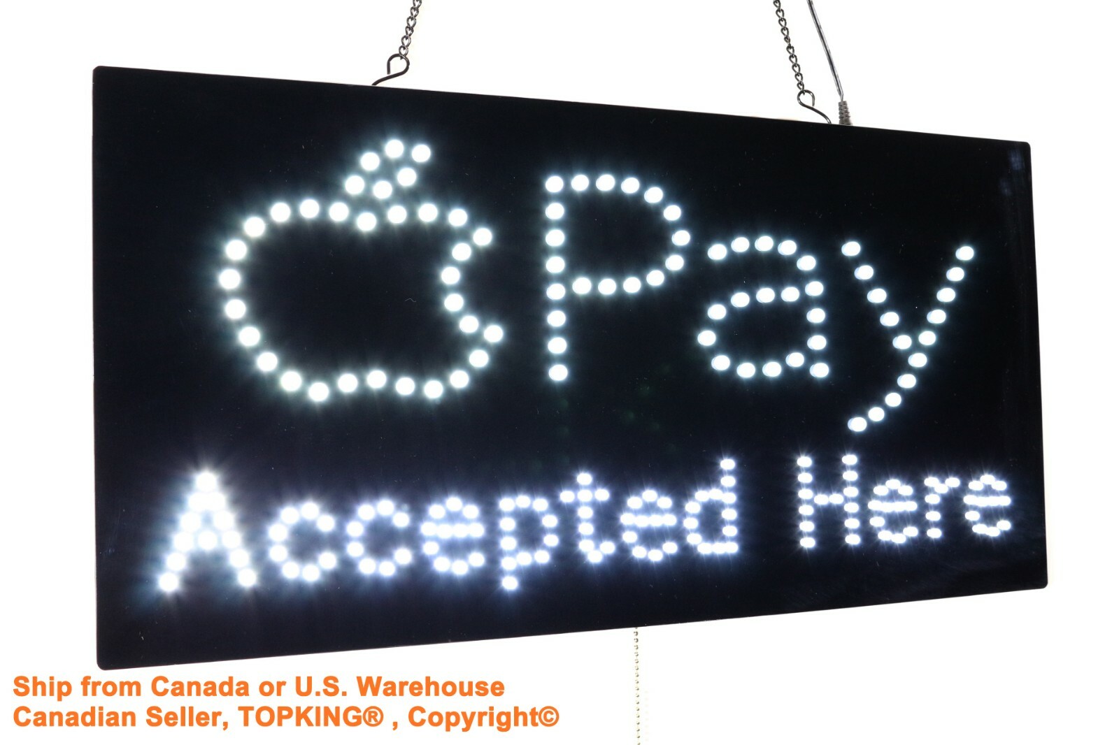 Apple Pay Sign Neon Sign LED Open Sign Store Sign Business Sign Window Sign