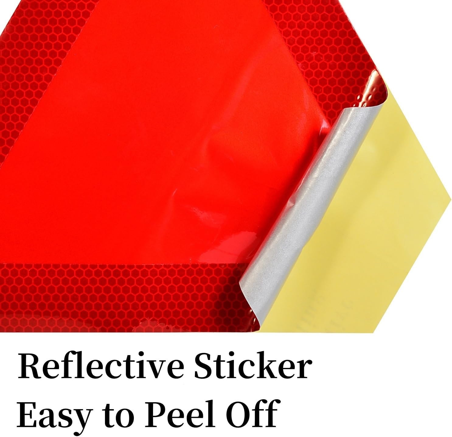 Slow Moving Vehicle Triangle Reflective Sticker Safety Sign – 2 Pack