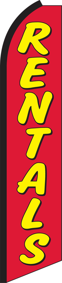 Rentals Swooper Flag Feather Super Bow Banner