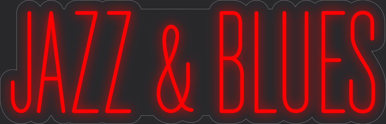 Jazz blues Neon LED Sign Business Wall Decor Lighted Store Sign 36 x 11 in.