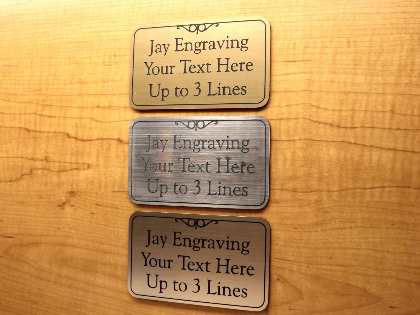 Custom Engraved 3&Prime;x5&Prime; Office Suite Wall or Door Sign  Plaque Plate Placard