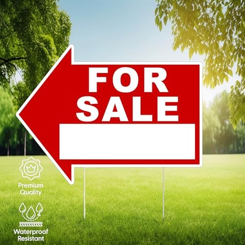 Large Huge For Sale Yard Sale Arrows Yard Sign Double Sided With Stake Large …