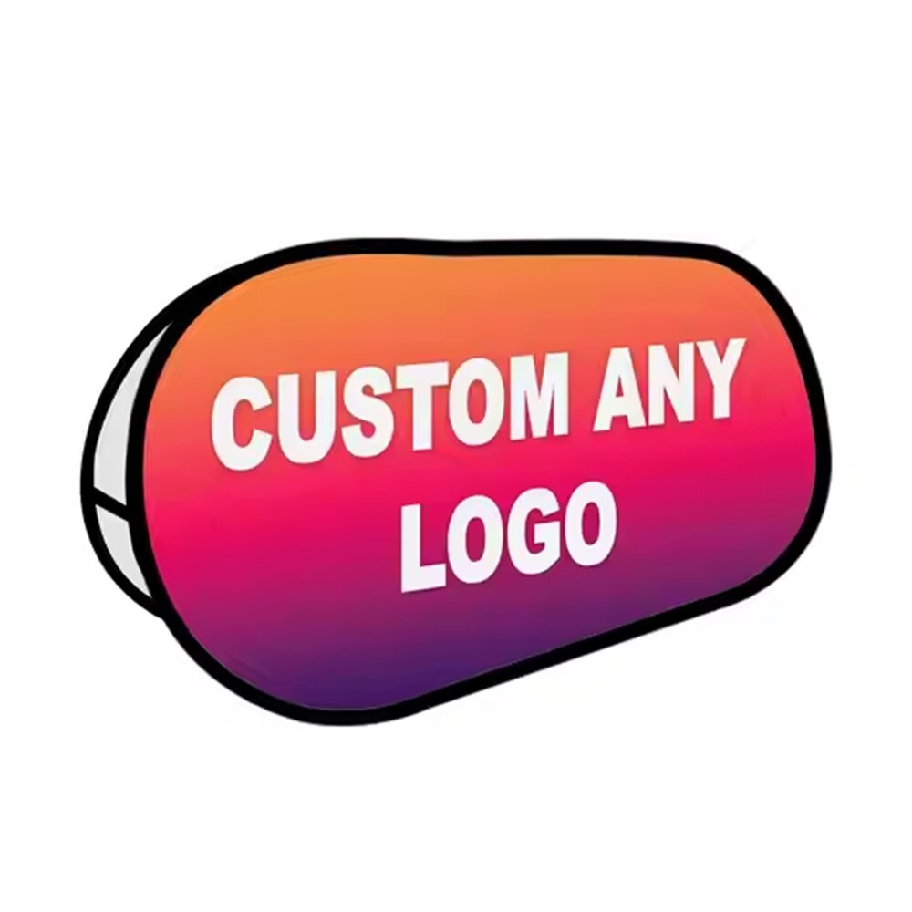 Oval Popup banner A-board Sign Banner Display-We Provide Professional Design
