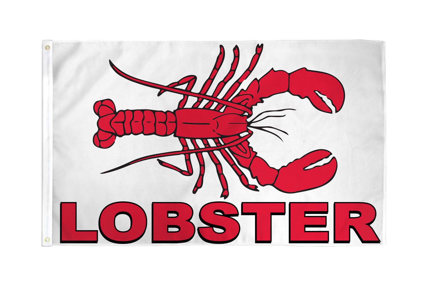 Lobster Flag 3x5ft Lobster Banner Sign Seafood Concessions Food Flag