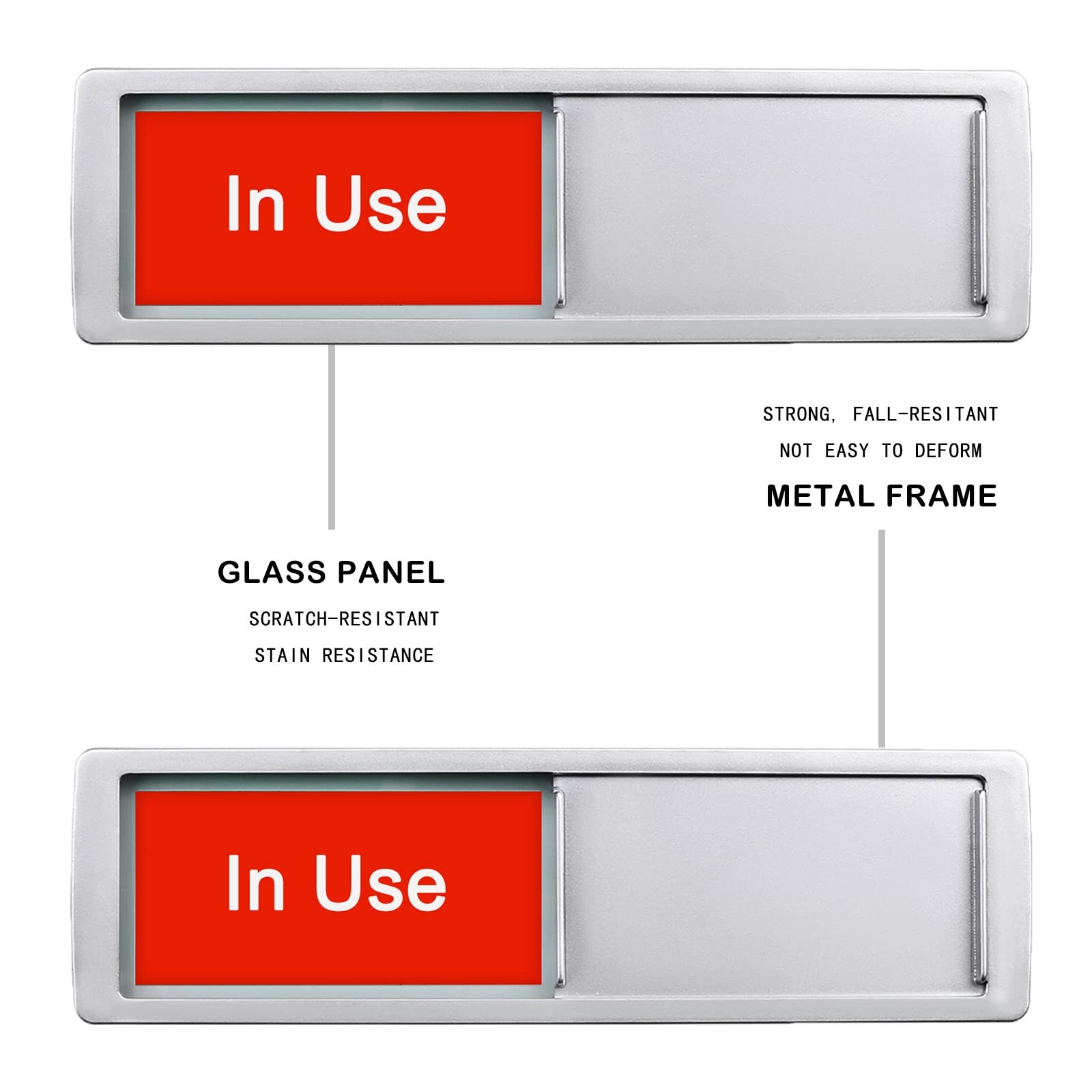 Privacy Sign, in Use/Available for Home Office Restroom Conference Hotels Hos…