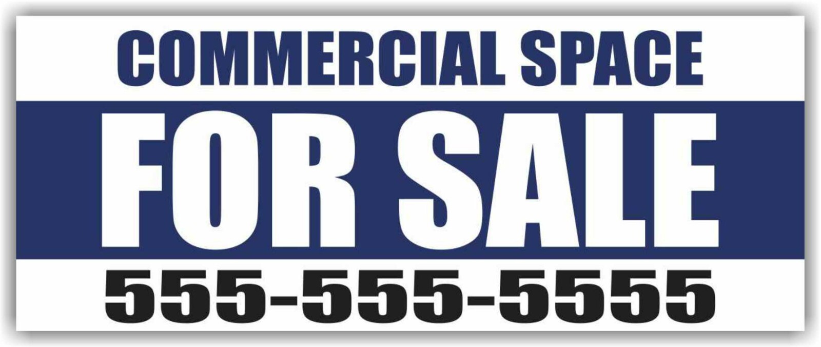COMMERCIAL SPACE FOR SALE Advertising Banner Vinyl Mesh Sign rent custom lease