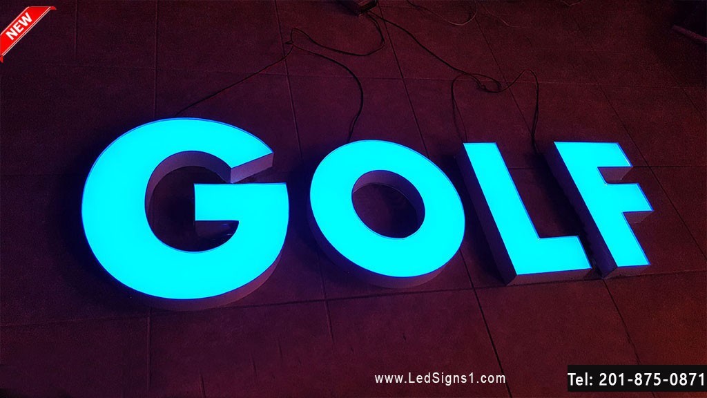 Custom Channel Letters Storefront signage outdoor 20 Inches ( Read Description )
