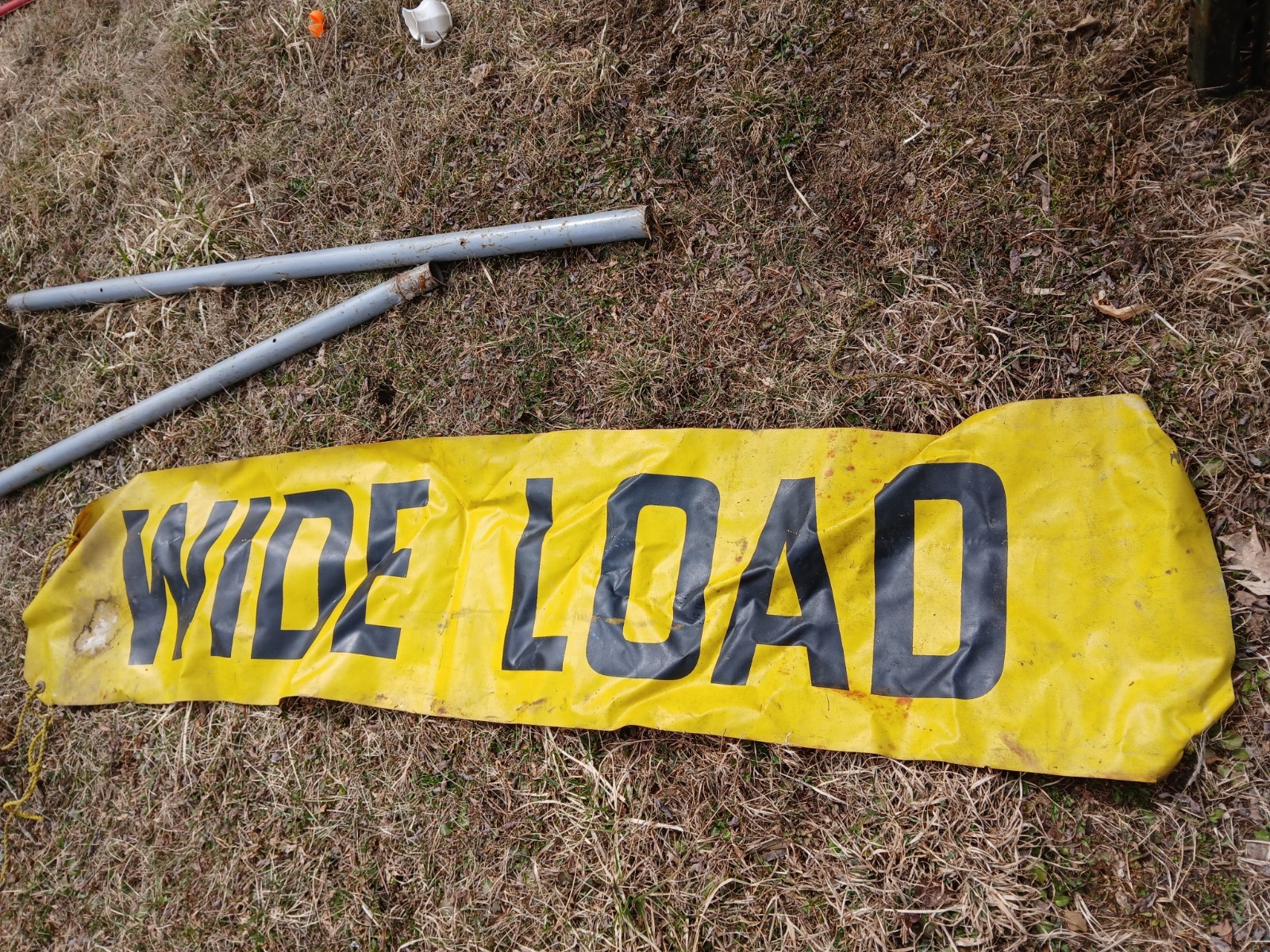 WIDE LOAD Vinyl Banner Wide Long Truck Safety Sign OVERSIZE