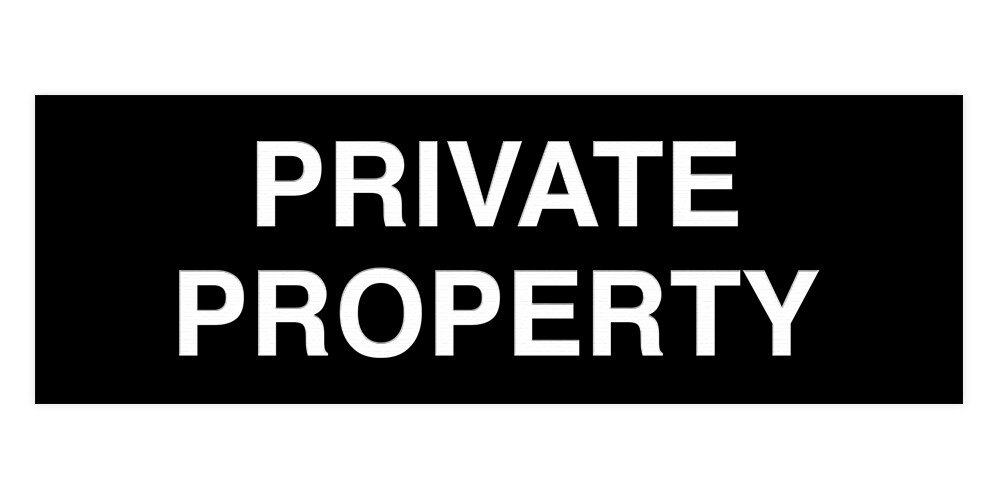 Basic Private Property Sign