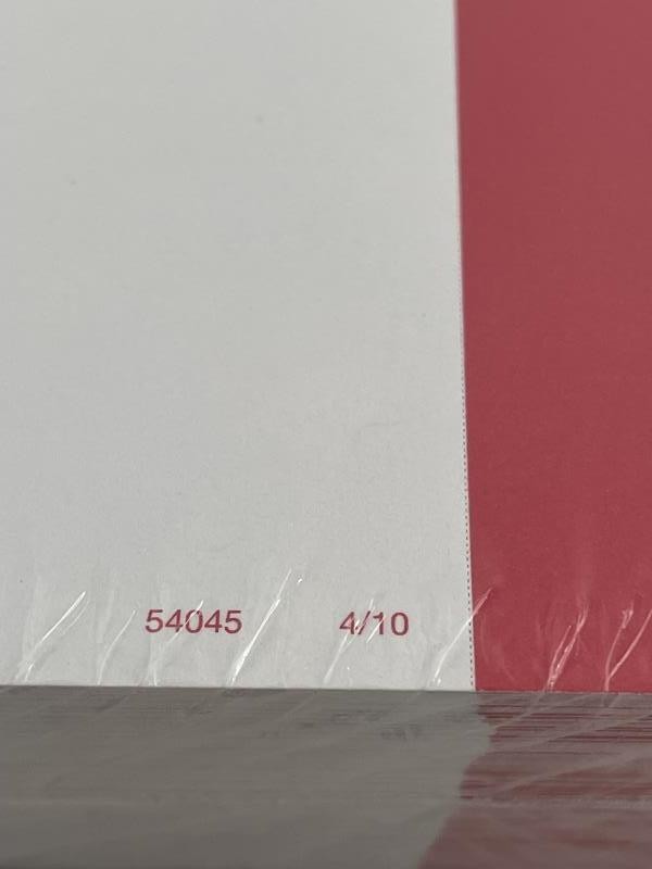 Retail Sale Poster Paper 11&Prime;x7&Prime; Red & White Sealed Display Signage Paper