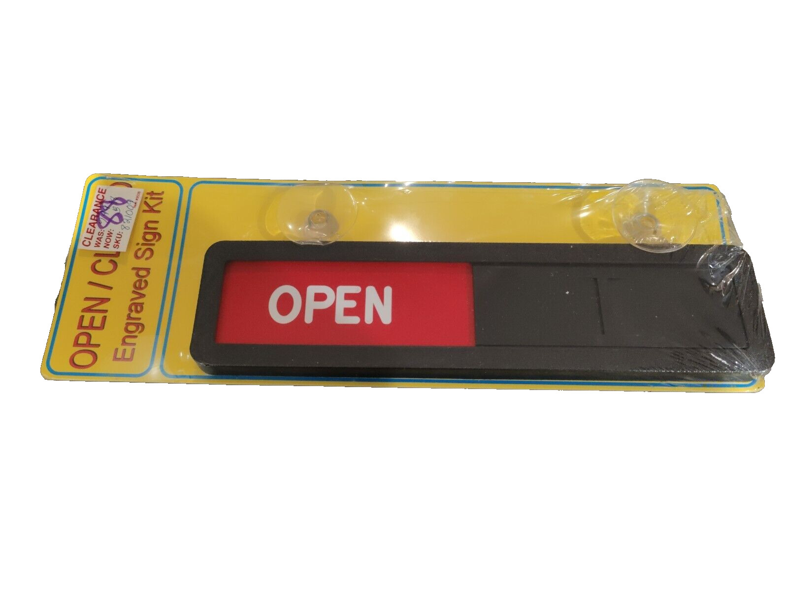 U.S. Stamp & Sign, Slider Sign « Open/Closed », Slide to Change, Door, Occupancy