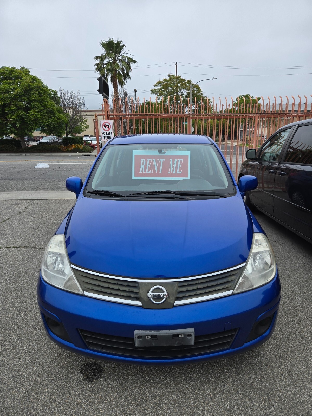 FOR RENT & RENT ME – rear view mirror hanging sign for car sales