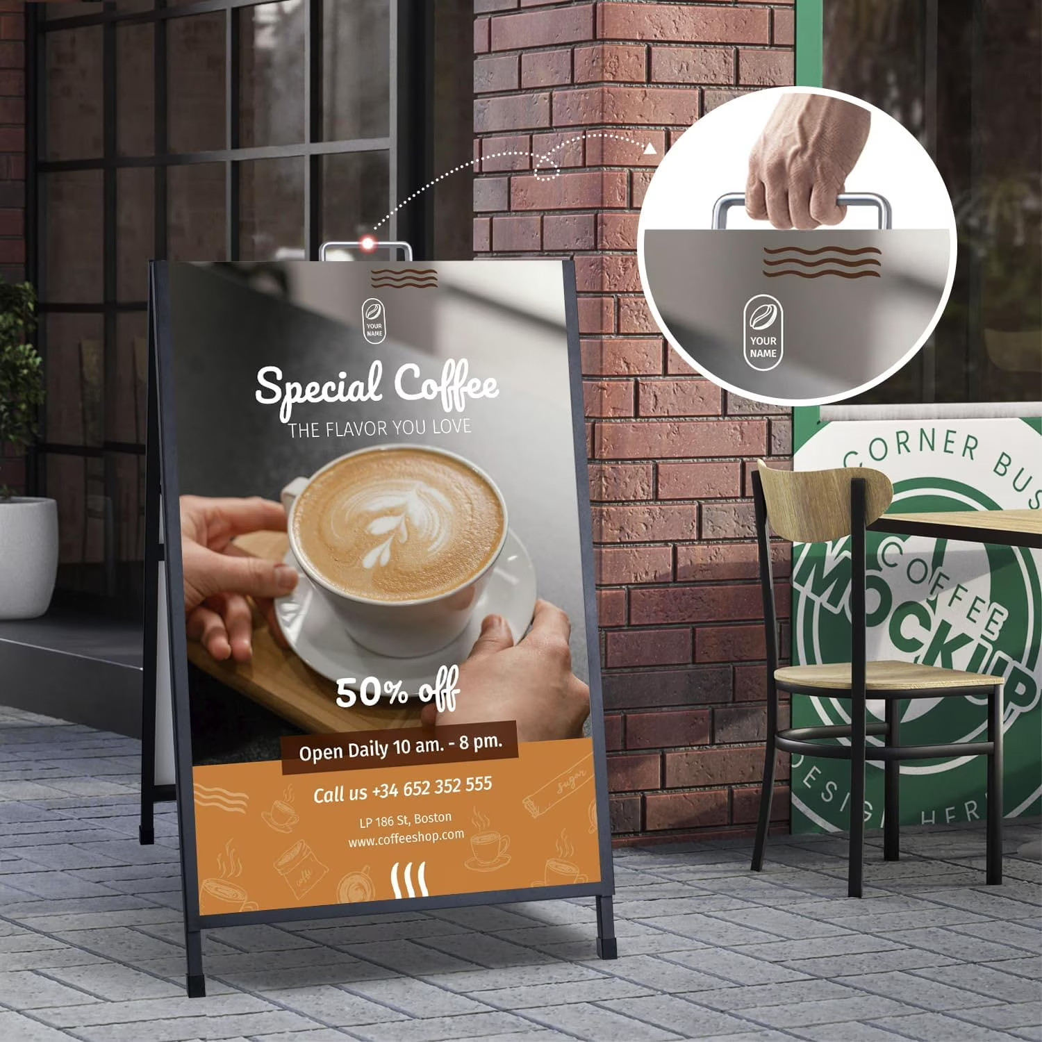 A Frame Signs 36 Inch Outdoor Heavy Duty Sandwich Board Double Sided Relx 24×36